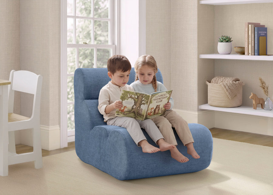 Denim Blue (1766) 12-Serta Bubble Kids Lounge Chair