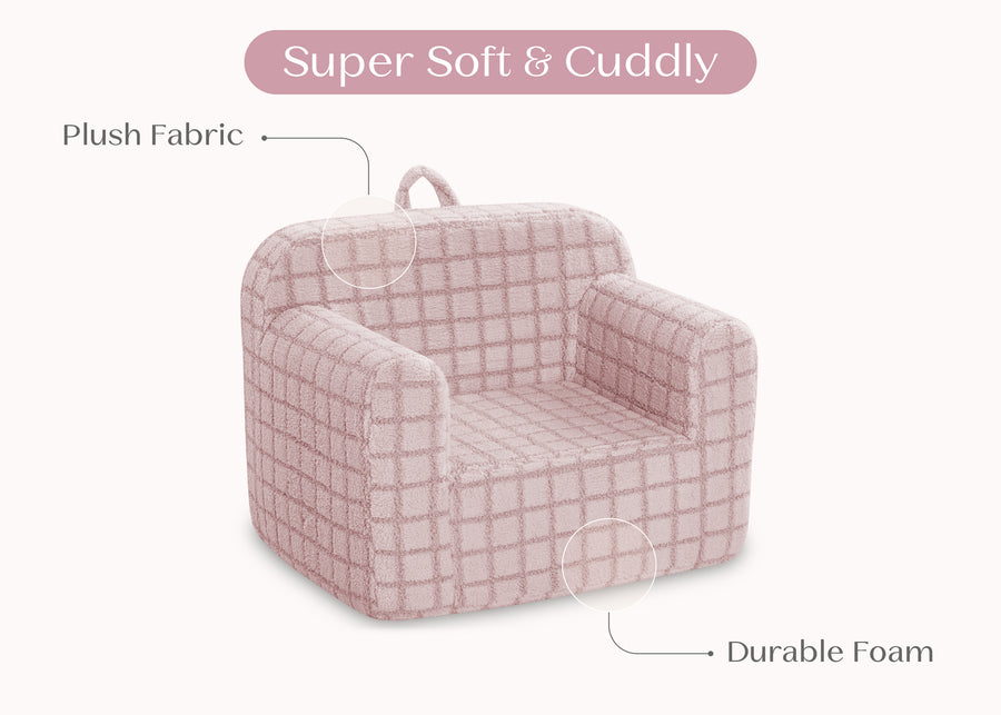 Pink (1710) 27-Checkered Cozee Chair