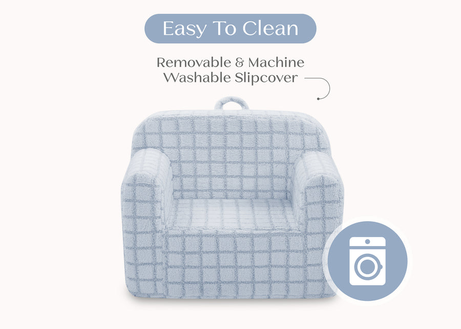 Blue (1711) 12-Checkered Cozee Chair