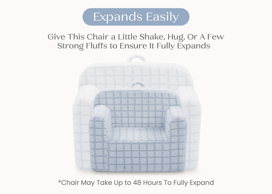 Blue (1711) 14-Checkered Cozee Chair