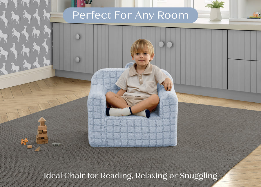 Blue (1711) 16-Checkered Cozee Chair