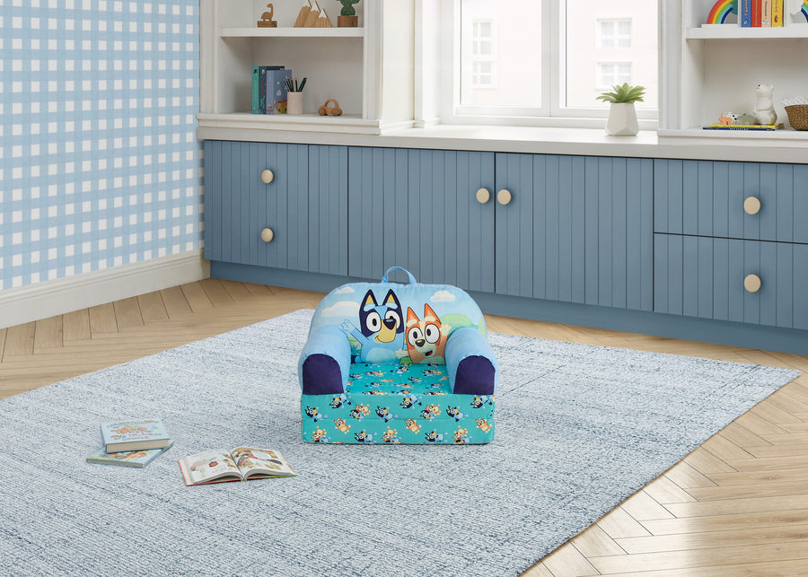 Bluey (1077) 1-Bluey Cozee Buddy Flip-Out Chair
