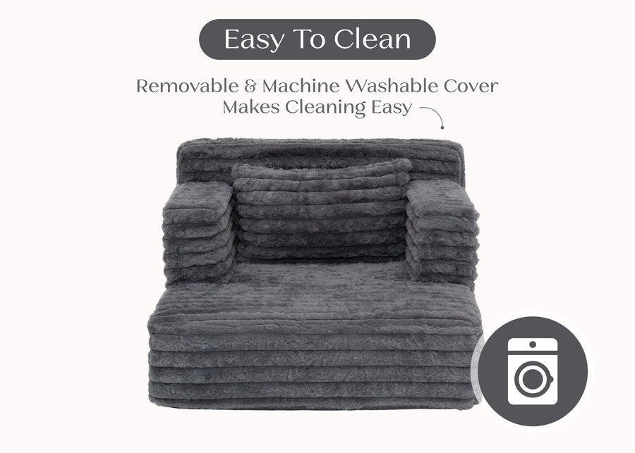 Midnight (1724) 3-Cozee Chaise Bedtime Lounger Chair