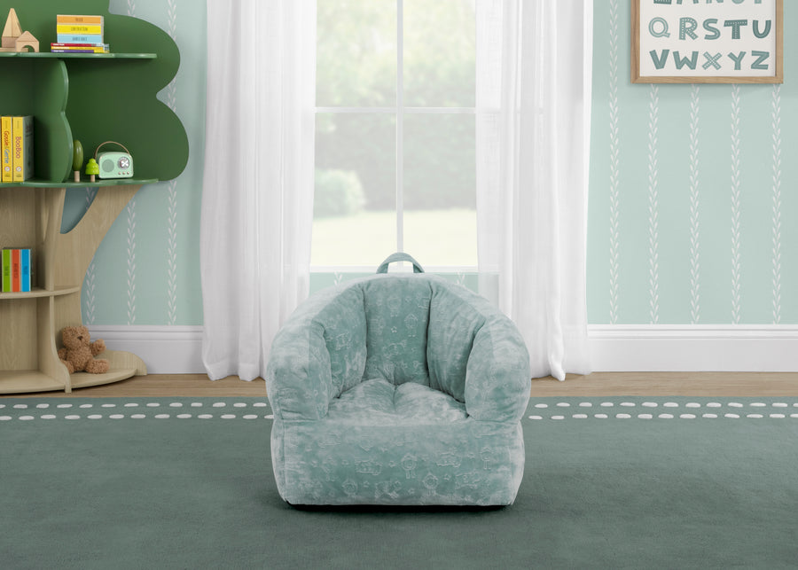 Sage (1671) 13-Kids Plush Barrel Chair