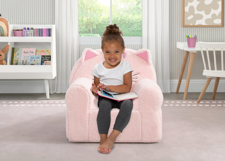 Pink Cat (1261) 2-Deluxe Cozee Cat Chair