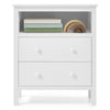 DCB: White (1245) 9-Dreamer Kids Nightstand with Interchangeable Knobs