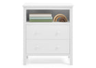 White (1245) 7-Dreamer Kids Nightstand with Interchangeable Knobs