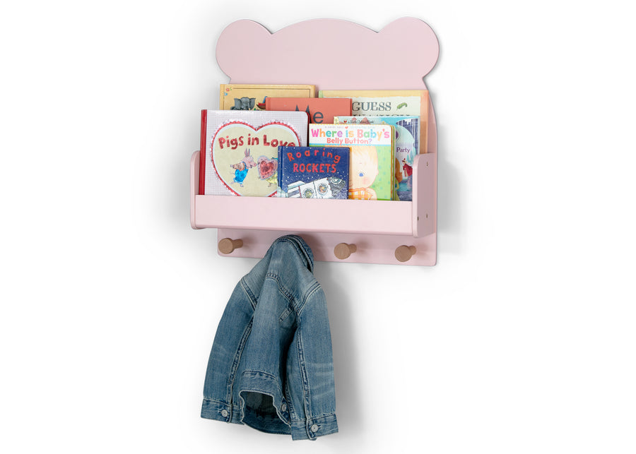 Brannan Bear Wall Shelf with 4 Hooks 19-Brannan Bear Wall Shelf with 4 Hooks