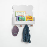 Brannan Bear Wall Shelf with 4 Hooks