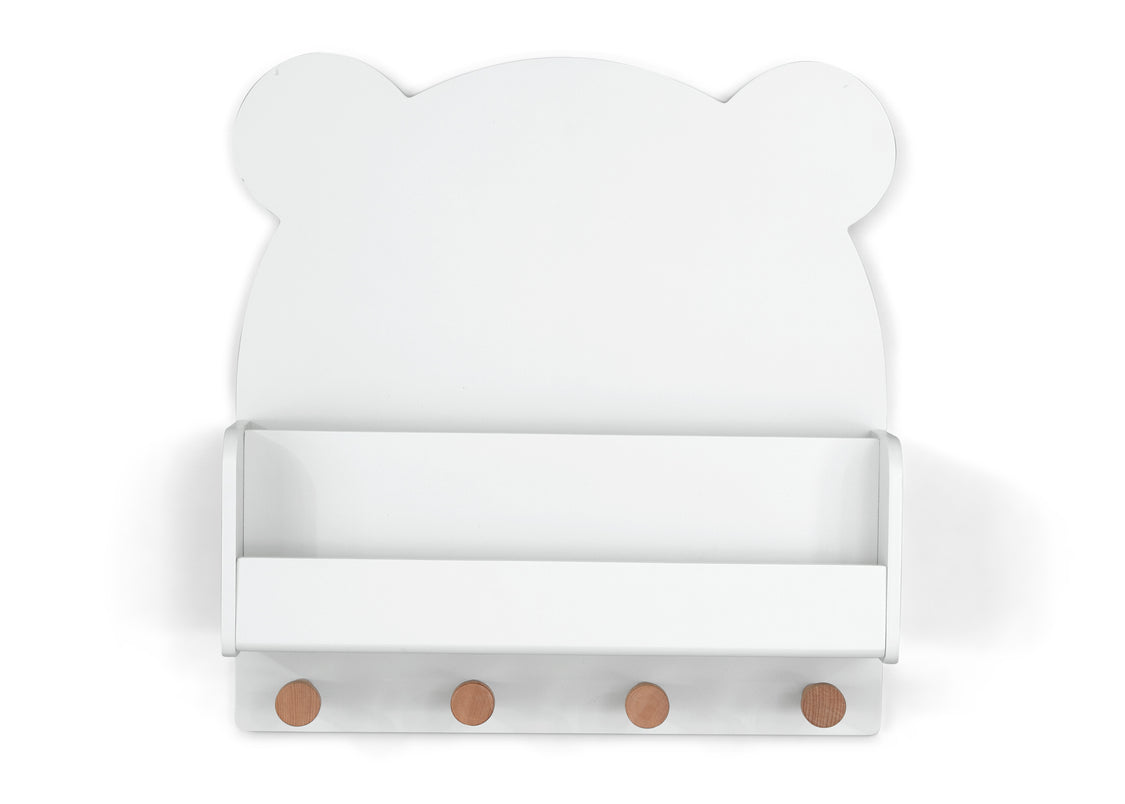 Brannan Bear Wall Shelf with 4 Hooks
