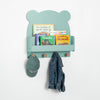 FL86740GP 1284 wallmounted shelf sage lifestyle 103 41-Brannan Bear Wall Shelf with 4 Hooks