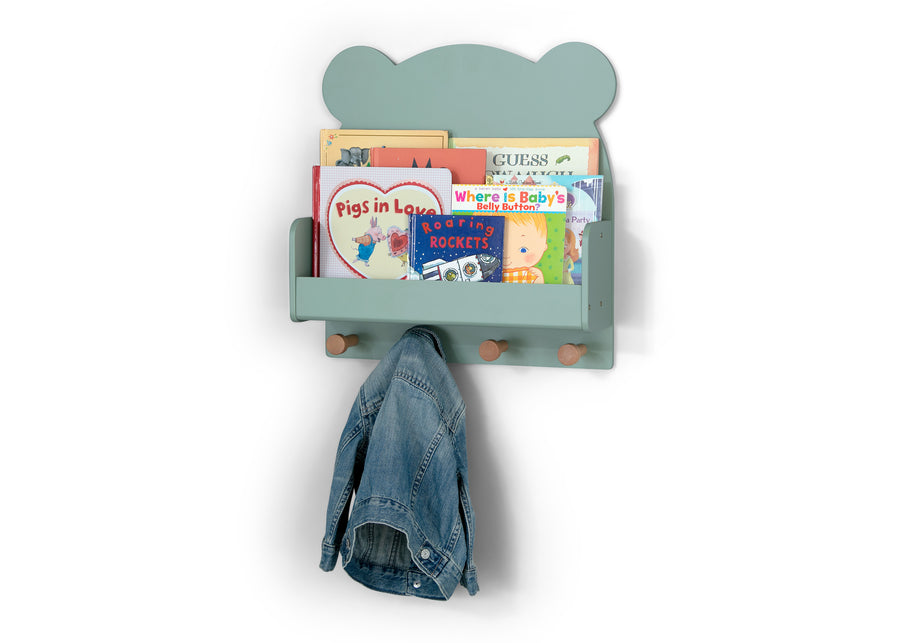 Brannan Bear Wall Shelf with 4 Hooks 37-Brannan Bear Wall Shelf with 4 Hooks