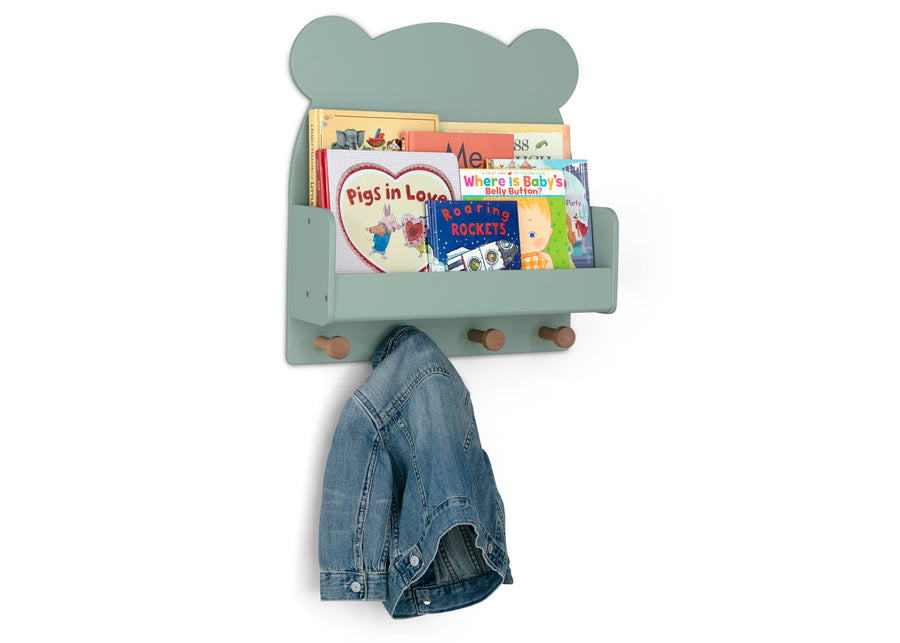 Brannan Bear Wall Shelf with 4 Hooks 38-Brannan Bear Wall Shelf with 4 Hooks