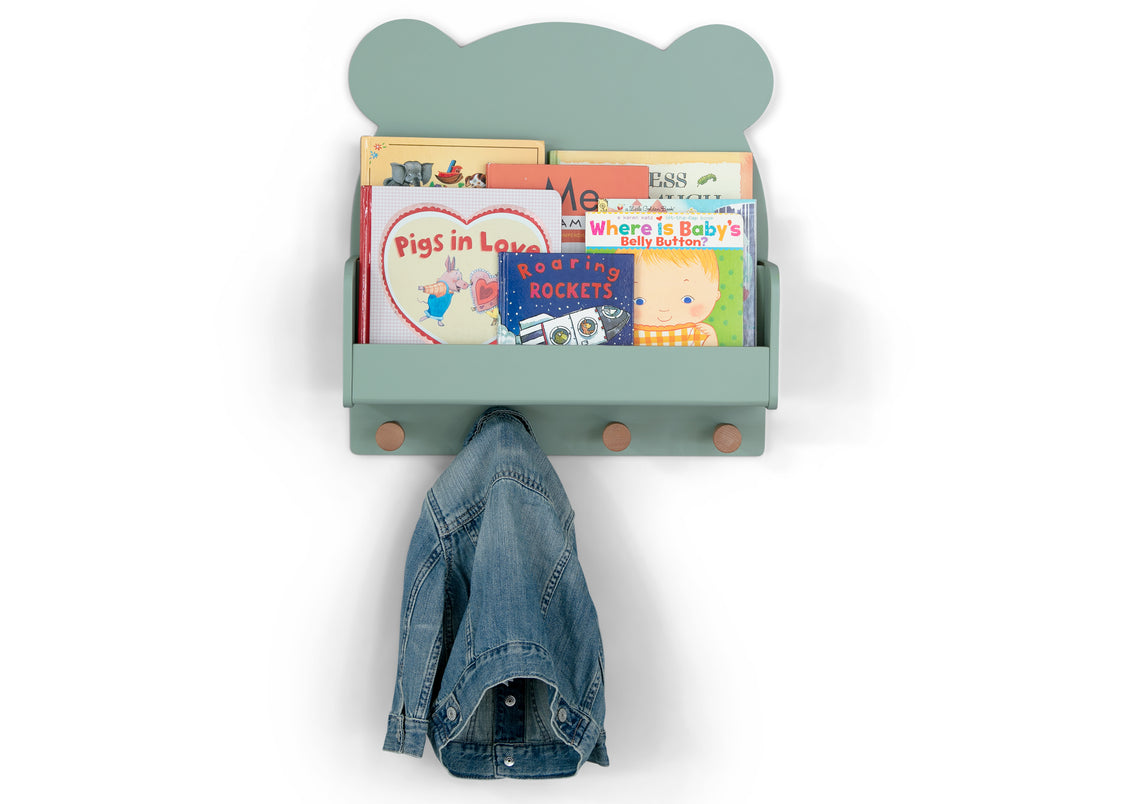 Brannan Bear Wall Shelf with 4 Hooks