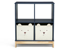 Navy (1270) 16-Brannan Bear Bookcase with Bins