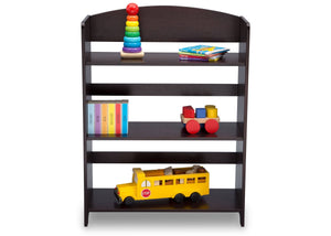 Delta Children Dark Chocolate (207) MySize Bookshelf, Front Detail, c5c 5-MySize Bookshelf