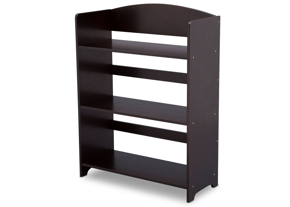 Delta Children Dark Chocolate (207) MySize Bookshelf, Left Angle, c3c