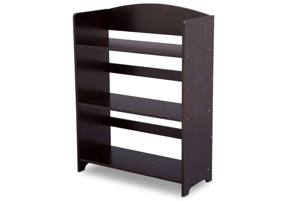 Delta Children Dark Chocolate (207) MySize Bookshelf, Left Angle, c3c 3-MySize Bookshelf