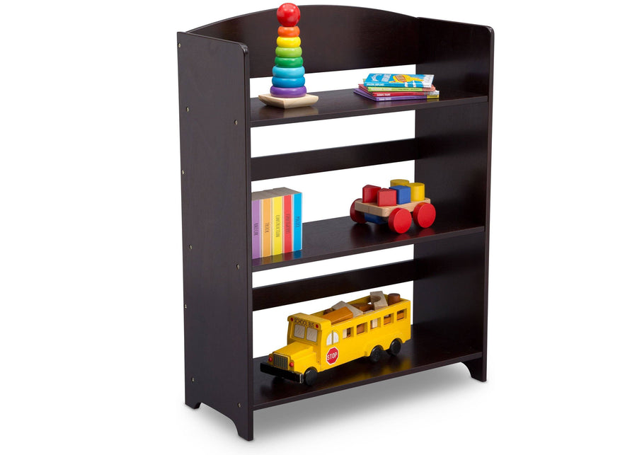 Delta Children Dark Chocolate (207) MySize Bookshelf, Right Angle, c2c 5-MySize Bookshelf