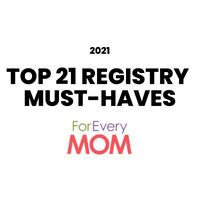 Award badge for Top 21 Registry Must-Haves 2021