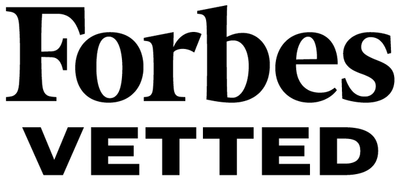 Forbes Vetted logo in black text on a white background
