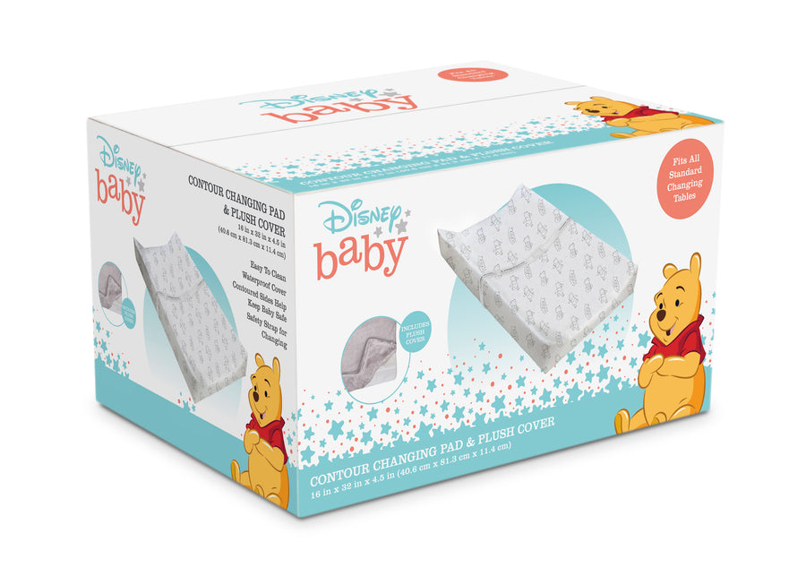 No Color (NO) 4-Disney Winnie the Pooh Contoured Changing Pad with Plush Cover