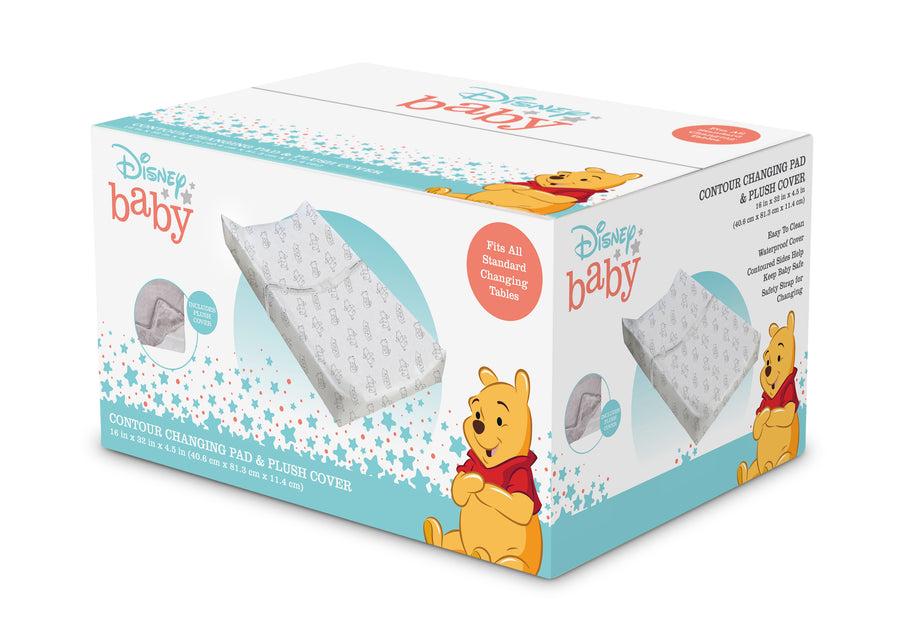 Disney Winnie the Pooh Contoured Changing Pad with Plush Cover 9-Disney Winnie the Pooh Contoured Changing Pad with Plush Cover