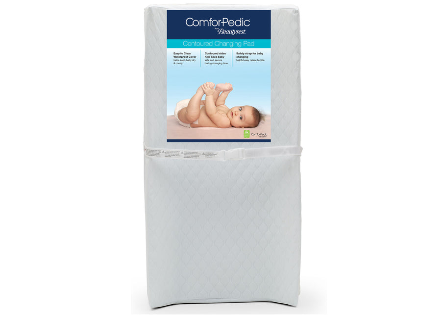 Comforpedic Contoured Changing Pad No Color (NO) 3-ComforPedic from Beautyrest Contoured Changing Pad