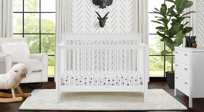 Remy 6-in-1 Nursery Set Bianca White  0-Remy Collection