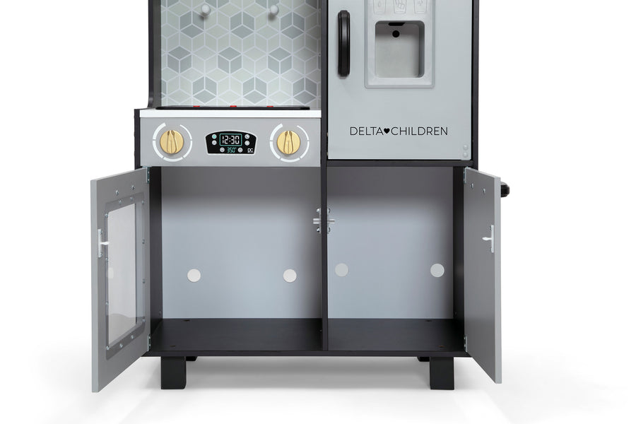 Grey (1631) 22-Gourmet All-in-One Corner Play Kitchen