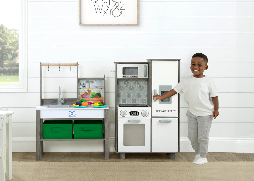 Gourmet All-in-One Corner Play KitchenWhite (1632)