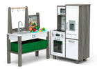 White (1632) 5-Gourmet All-in-One Corner Play Kitchen