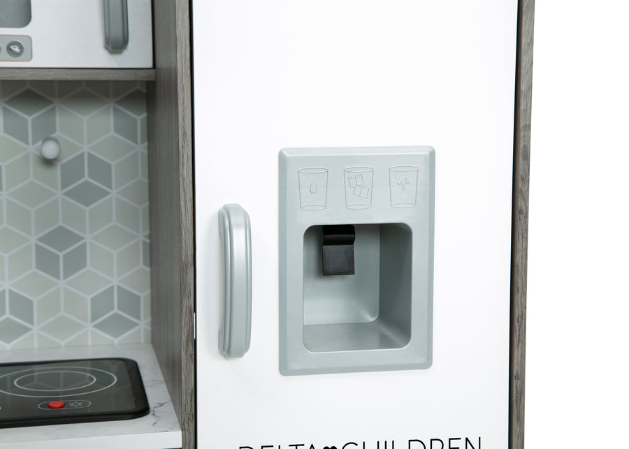 White (1632) 9-Gourmet All-in-One Corner Play Kitchen