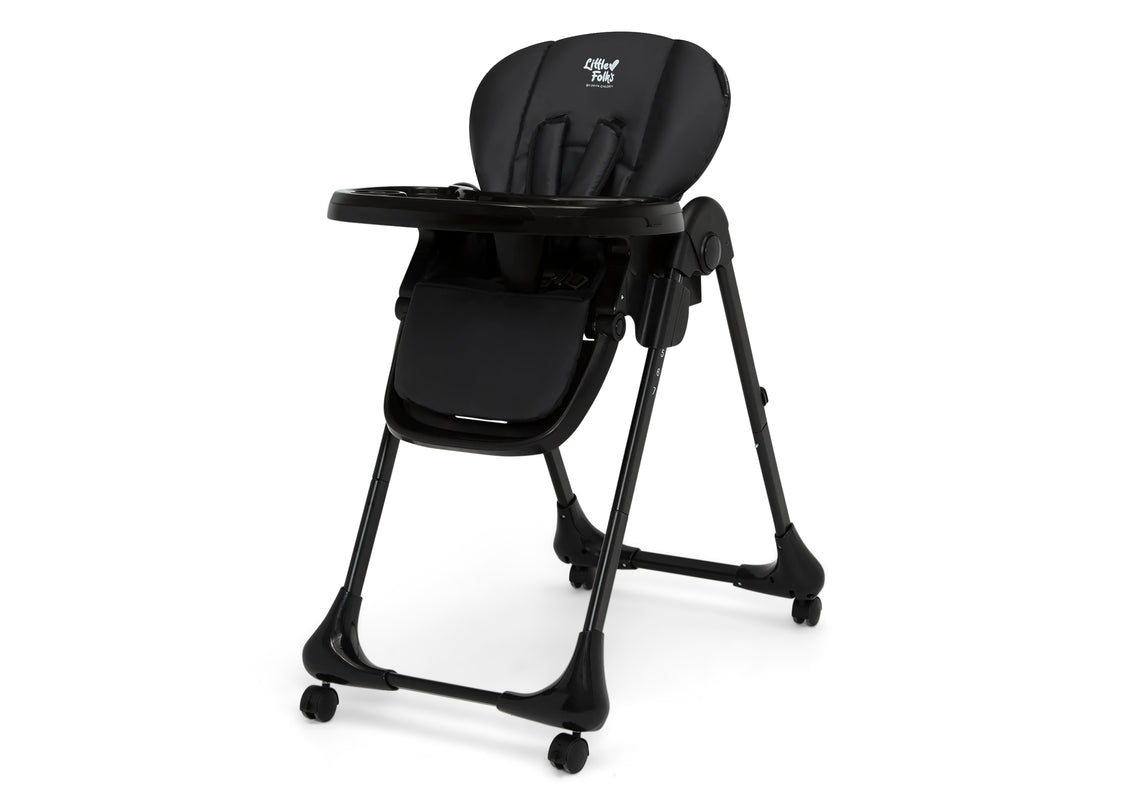 LF23017 001 Little Folks High Chair Black Silo 04