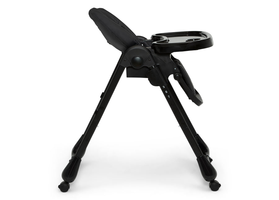 Black (001) 12-2-in-1 SlimFold High Chair for Babies and Toddler