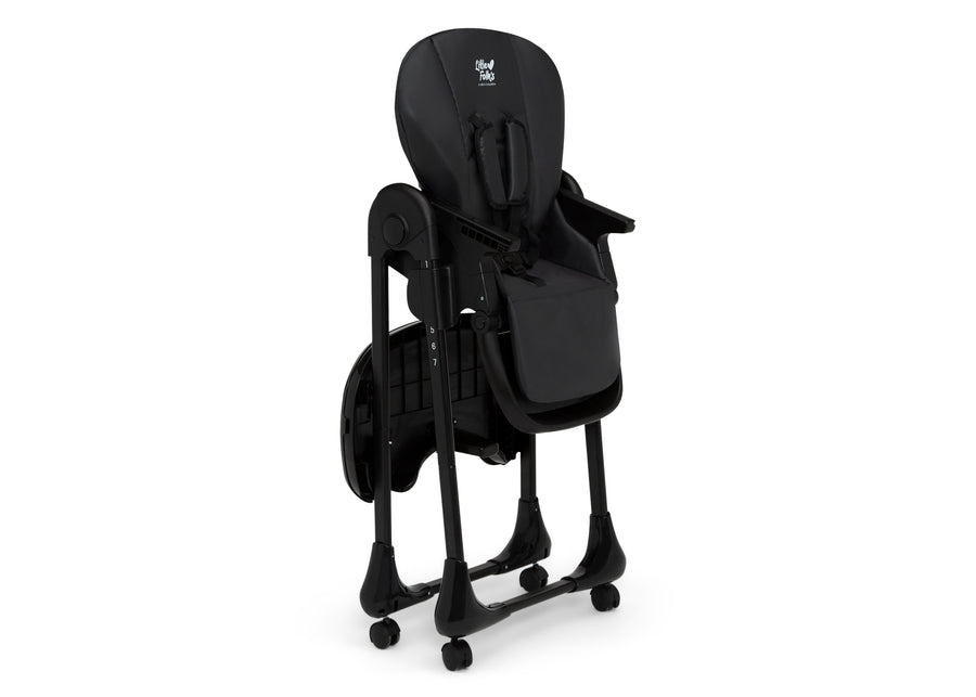 Black (001) 7-2-in-1 SlimFold High Chair for Babies and Toddler