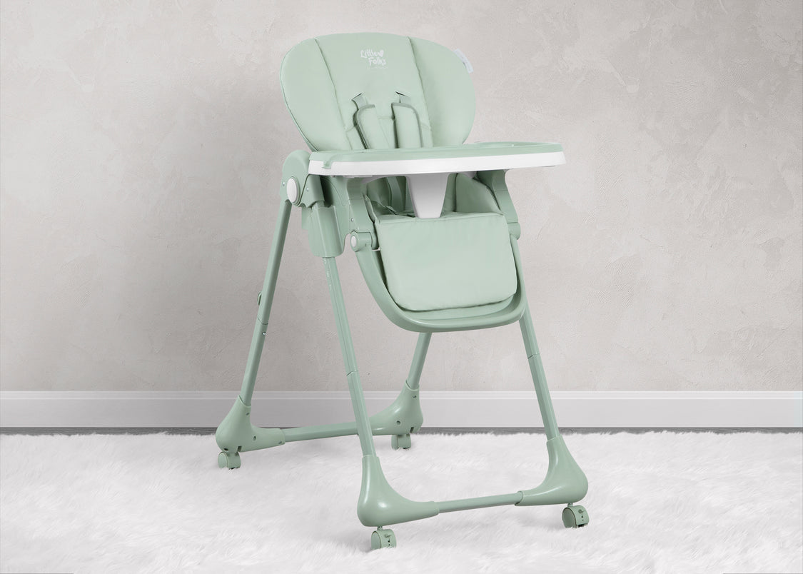 LF23017 2446 Little Folks High Chair Sage Lifestyle 01