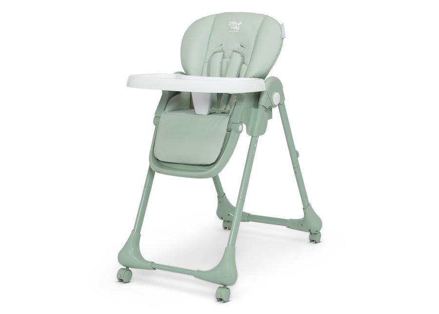 Sage Green (2446) 22-2-in-1 SlimFold High Chair for Babies and Toddler