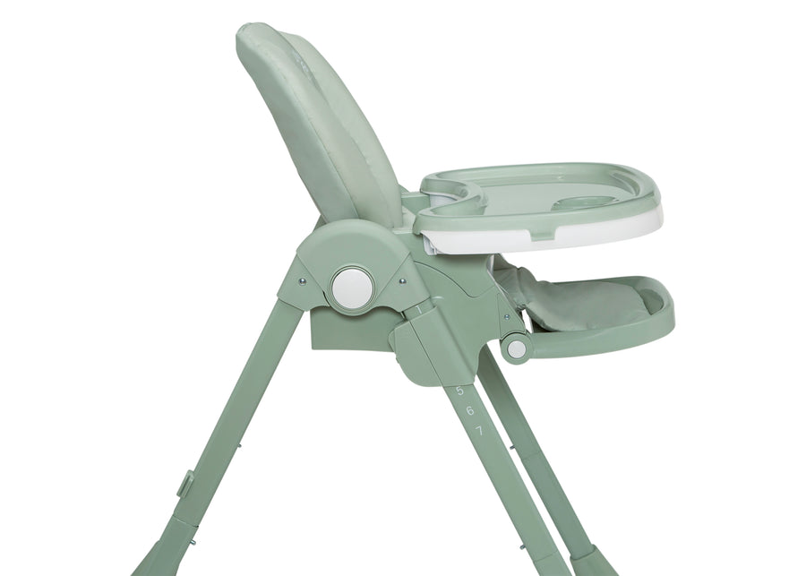 Sage Green (2446) 23-2-in-1 SlimFold High Chair for Babies and Toddler