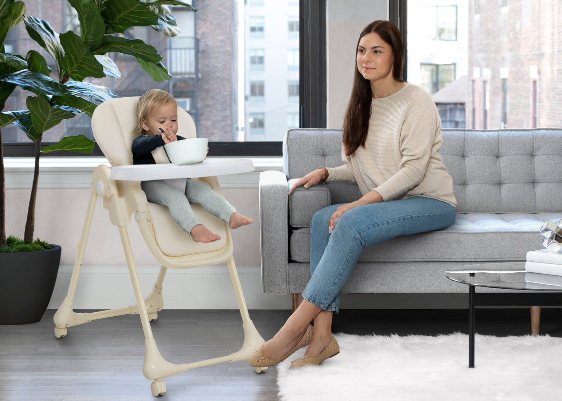 LF23017 2447 Little Folks High Chair Tan Lifestyle 02