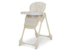 Cream (2447) 40-2-in-1 SlimFold High Chair for Babies and Toddler