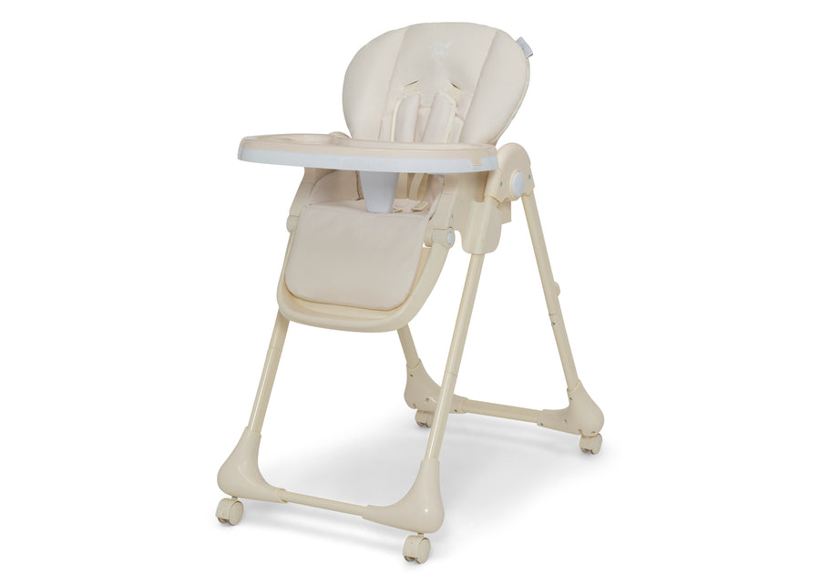 Cream (2447) 40-2-in-1 SlimFold High Chair for Babies and Toddler