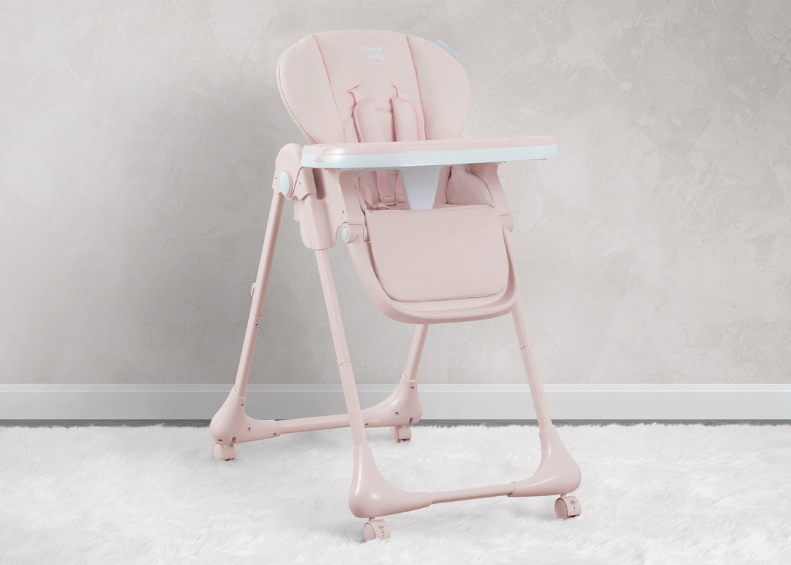 LF23017 2448 Little Folks High Chair Pink Lifestyle 01