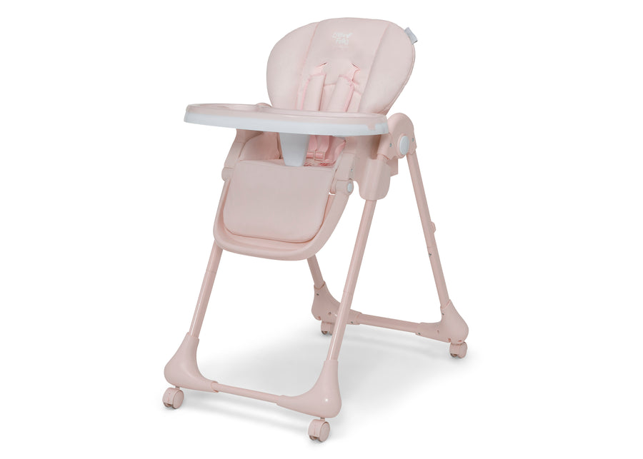 Pink (2448) 57-2-in-1 SlimFold High Chair for Babies and Toddler