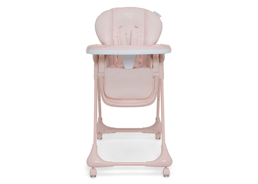 Pink (2448) 55-2-in-1 SlimFold High Chair for Babies and Toddler