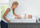 White (100) 1-Perfect Sleeper 2-in-1 Deluxe Pillow Top Changing Pad & Portable Changing Mat