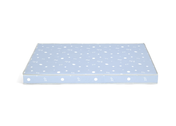 Blue (NO) 0-Simmons Kids® Soothing Nights 3-inch Mini/Portable Crib Mattress