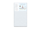 Baby mattress with Delta Children branding on a white background 29-Refresh 2-Stage Crib and Toddler Mattress