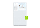 Delta Children crib mattress with a visible brand label on a white background 33-Refresh 2-Stage Crib and Toddler Mattress