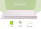 Baby mattress with green certification logo and text on a white background 47-Refresh 2-Stage Crib and Toddler Mattress